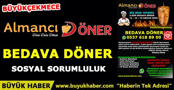 Bedava Döner Günleri Başlıyor