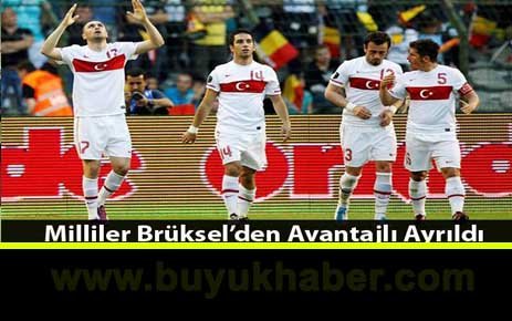 Belçika: 1 - 1 : Türkiye
