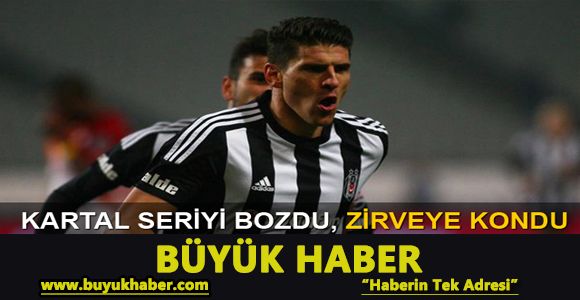 Beşiktaş Galatasaray'ı yendi, zirveye kondu