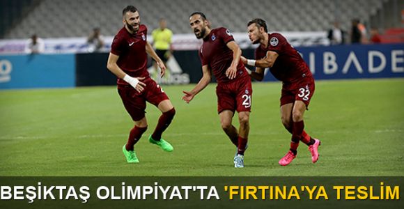 Beşiktaş Olimpiyatta 'Fırtına'ya teslim