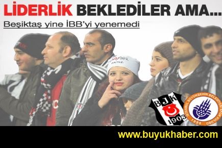 Beşiktaş'a liderlik yolunda Belediye engeli