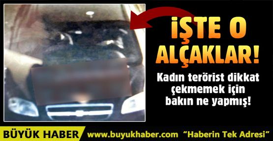Beşiktaş'taki saldırıyı yapan teröristlerin araç içindeki görüntüleri