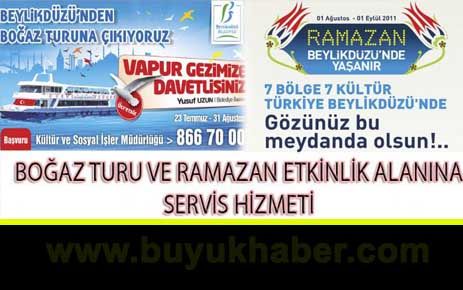 BEYLİKDÜZÜ BELEDİYESİ’NDEN ETKİNLİKLERE SERVİS HİZMETİ