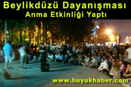 Beylikdüzü Dayanışması Anma Etkinliği Yaptı