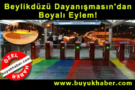 Beylikdüzü Dayanışmasın'dan Boyalı Eylem!