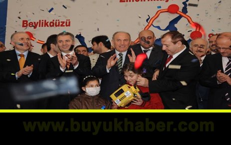 BEYLİKDÜZÜ METROBÜS HATTINA MUHTEŞEM TEMEL ATMA TÖRENİ