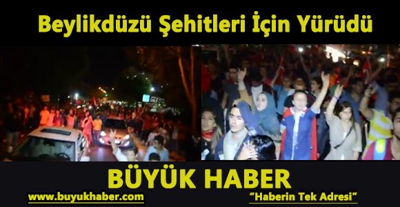 Beylikdüzü Şehitleri İçin Yürüdü