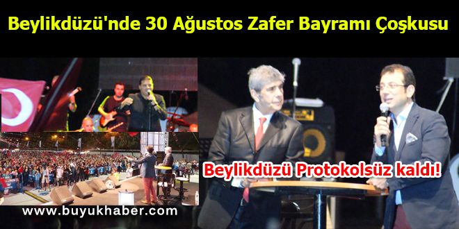 Beylikdüzü'nde 30 Ağustos Zafer Bayramı Çoşkusu