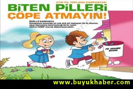 BEYLİKDÜZÜ`NDE `ATIK PİL` SEFERBERLİĞİ...