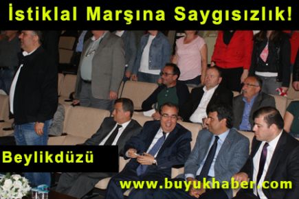 Beylikdüzü'nde İstiklal Marşına Saygısızlık!