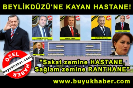 BEYLİKDÜZÜ'NE KAYAN HASTANE!