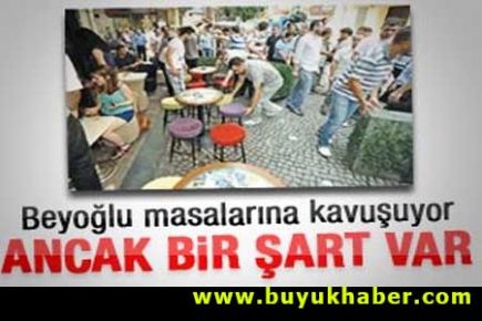 Beyoğlu'nda yeniden masa dönemi