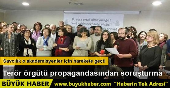 Bildiriye imza atan akademisyene terör örgütü propagandasından soruşturma