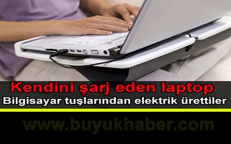 Bilgisayar tuşlarından elektrik ürettiler