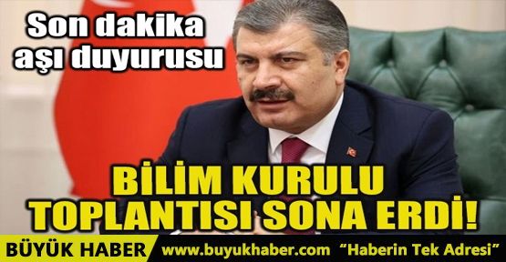 BİLİM KURULU TOPLANTISI SONA ERDİ