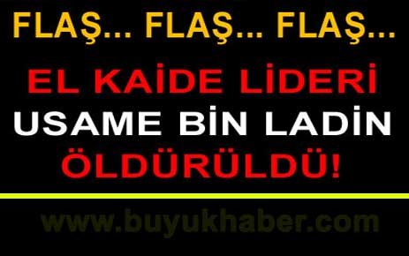 Bin Ladin öldürüldü