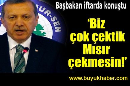 Biz çektik, Mısır çekmesin