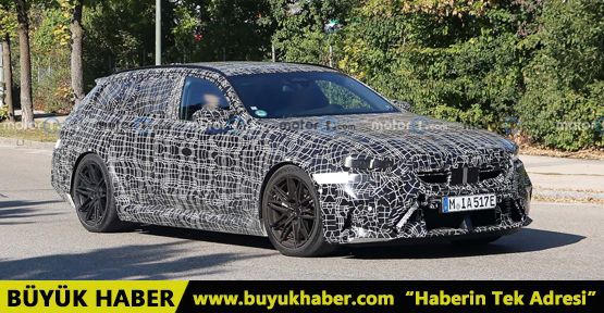 BMW M5 Touring, bir kez daha test edilirken görüntülendi