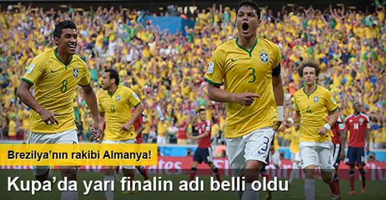 Brezilya yarı finale adını yazdırdı