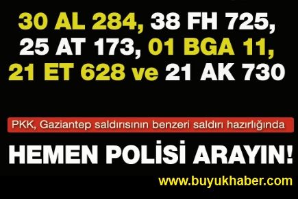 Bu 6 'bombalı' plakaya dikkat