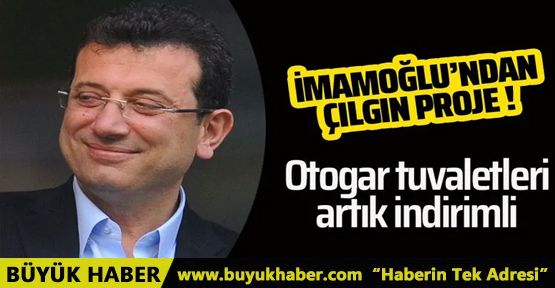 Bu da Ekrem İmamoğlu'nun çılgın projesi!