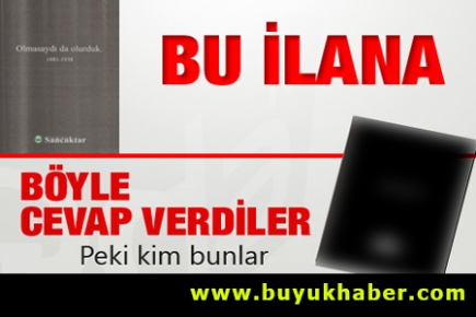 Bu ilana böyle cevap verdiler