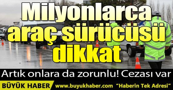 Bu kış özel otomobiller de kış lastiği takacak