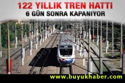 Bu tren hattını kullananlar dikkat