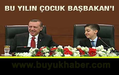 Bu yılın çocuk Başbakan'ı Umut Bayraktar