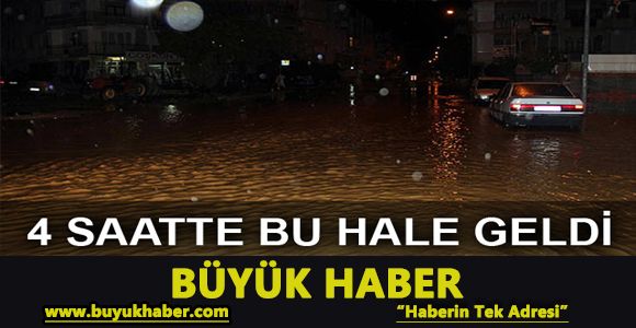 Bursa’da sel felaketi