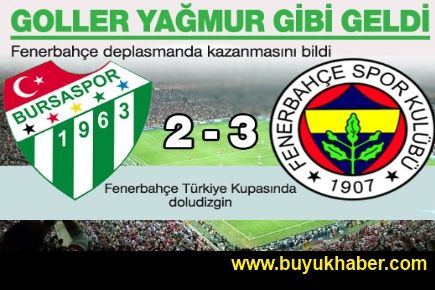 BURSASPOR 2 - 3 FENERBAHÇE Maç Bitti