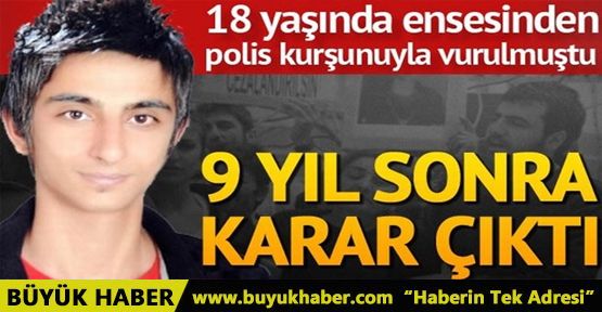 Çağdaş Gemik’i vuran polis 13 yıl hapis aldı!