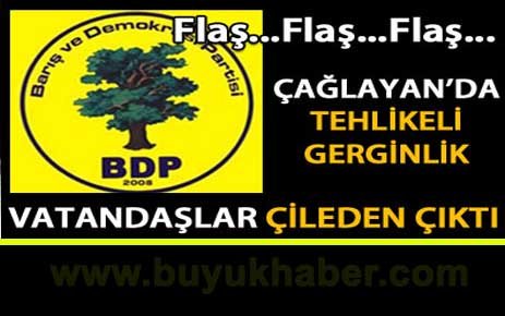 Çağlayan'da gerginlik.