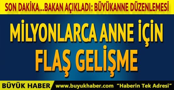 Çalışan anneler için büyükanne düzenlemesi