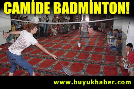 Camide badminton! 