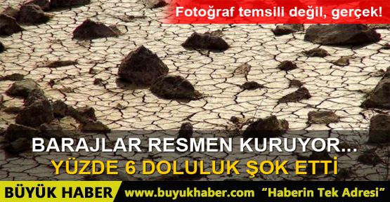 Çanakkale'de barajlar boşaldı