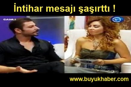 Canlı yayında gelen intihar mesajı şaşırttı