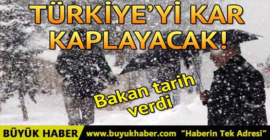 Çarşamba günü Türkiye’yi kar kaplıyor
