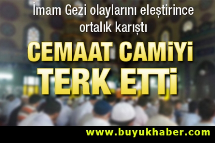Cemaat Camiyi Terk Etti!