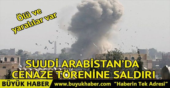 Cenaze törenine hava saldırısı