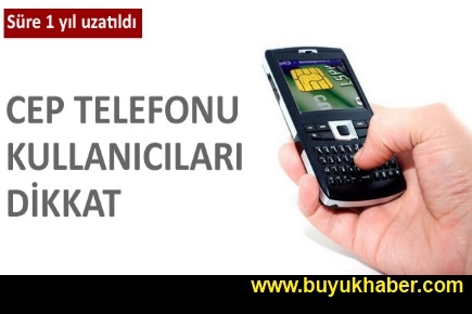 Cep telefonu kullanıcıları dikkat