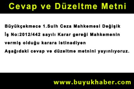 Cevap ve Düzeltme