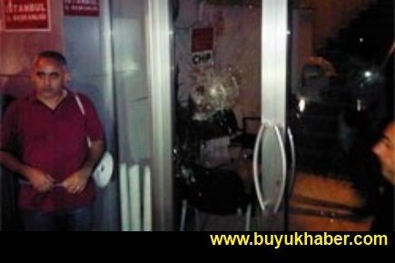 CHP il merkezi önünde arbede