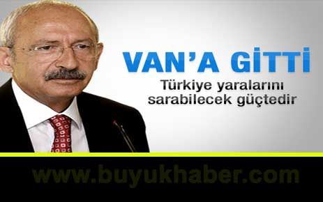 CHP lideri Kılıçdaroğlu Van'a gitti