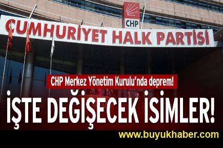 CHP MYK’da deprem