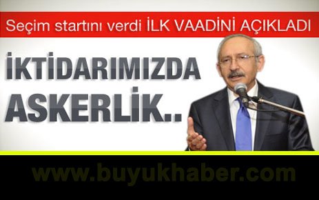 CHP seçim startını verdi