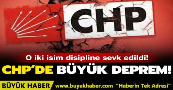 CHP üyesi Ümit Kocasakal ve Mehmet Sevigen disipline sevk edildi