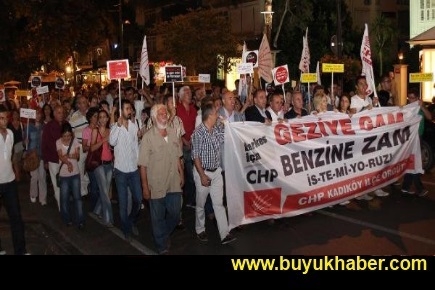 CHP zammı protesto eylemi