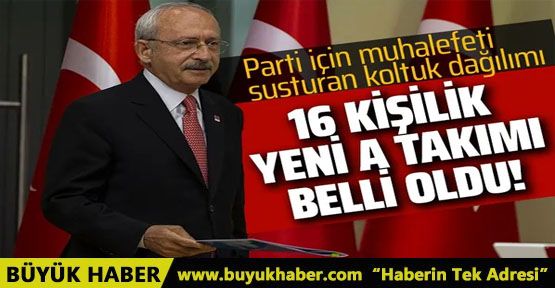 CHP'de yeni MYK belli oldu