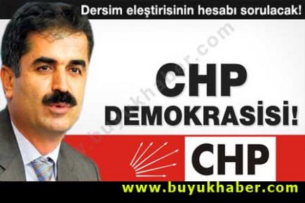 CHP'den Hüseyin Aygün'e şok!